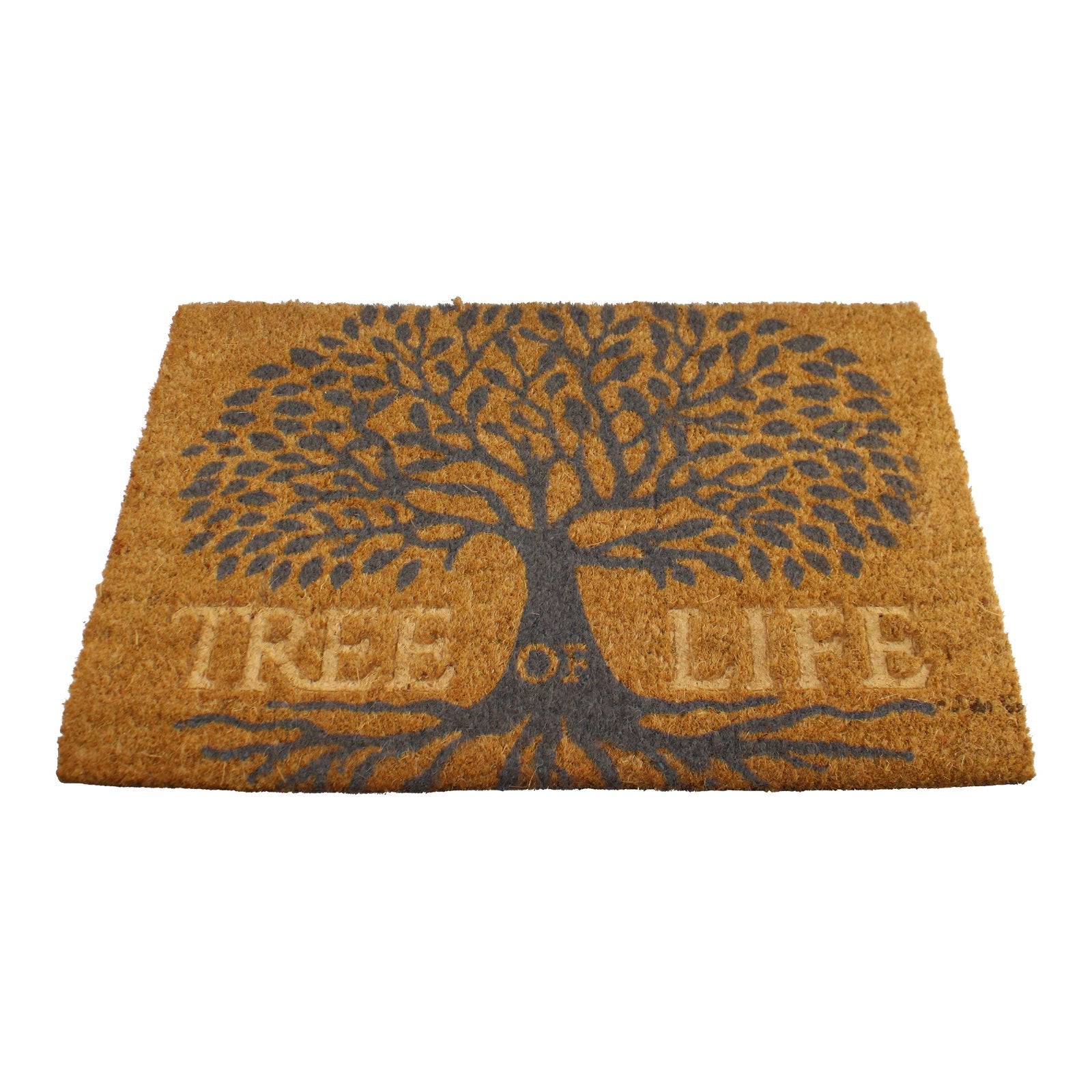 Tree Of Life Design Coir Doormat, 60x40cm-0