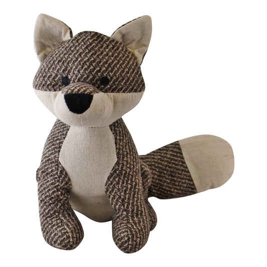 Brown Fabric Fox Doorstop-0