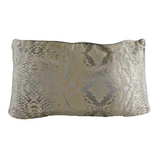 Rectangular Scatter Cushion, Snake Print Design, 30x50cm-0