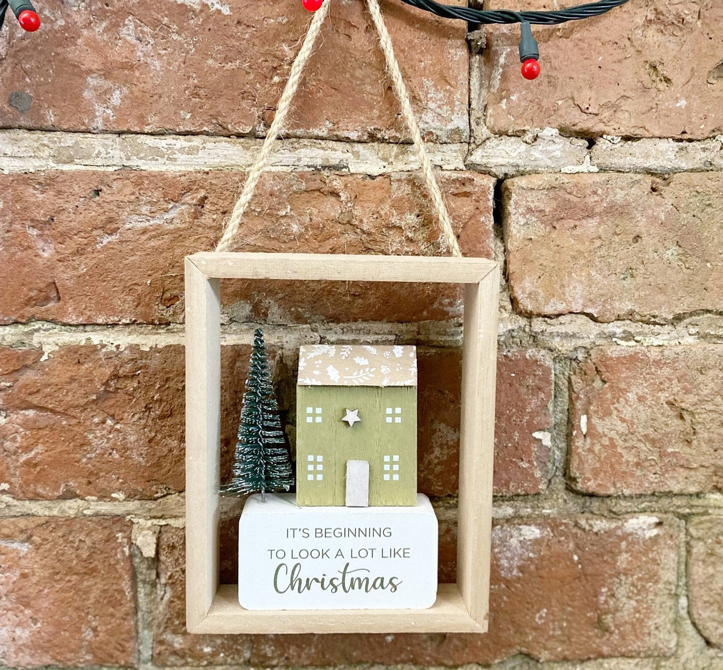 Christmas House Hanging Decoration 15cm-2