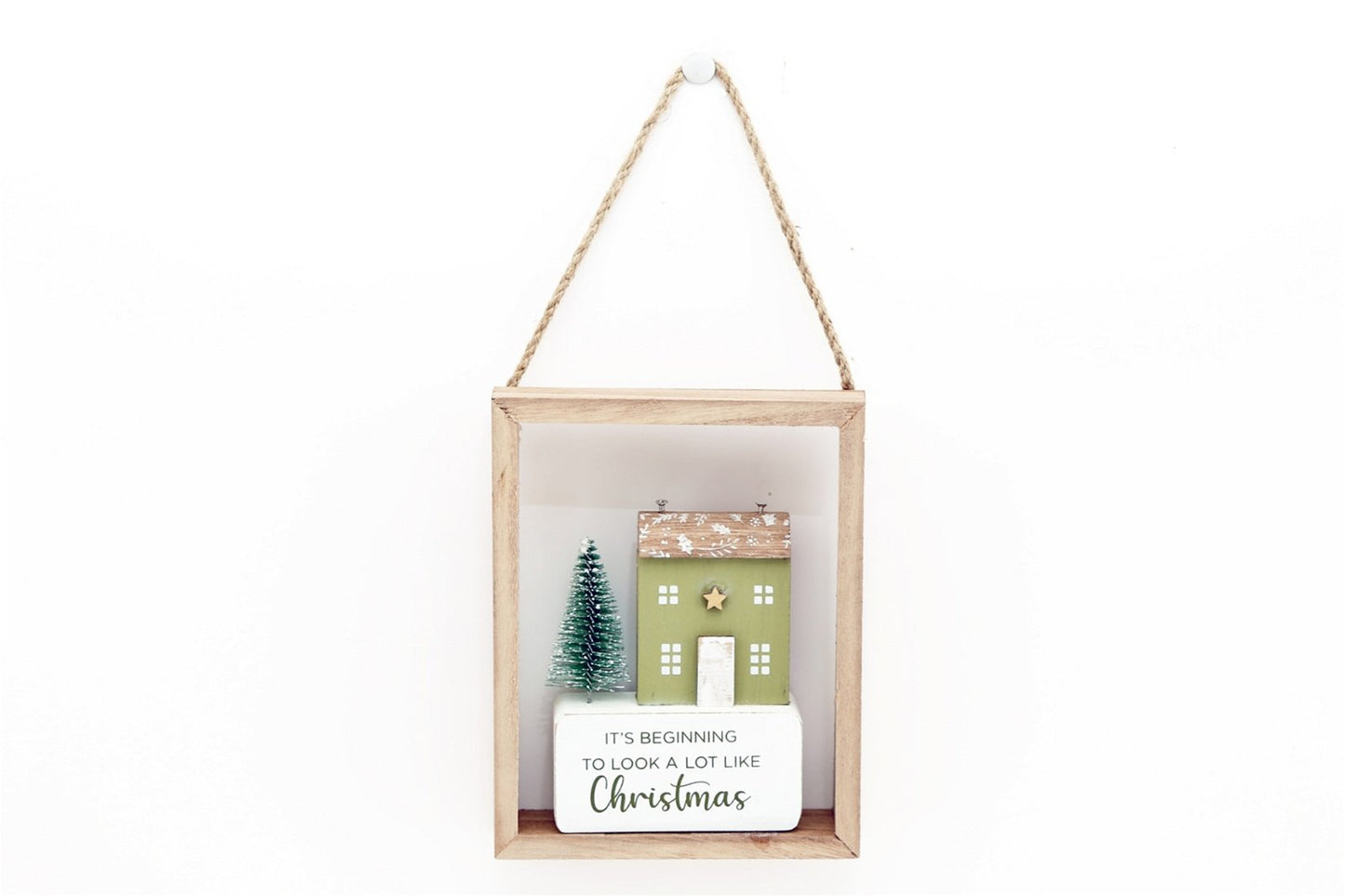 Christmas House Hanging Decoration 15cm-0