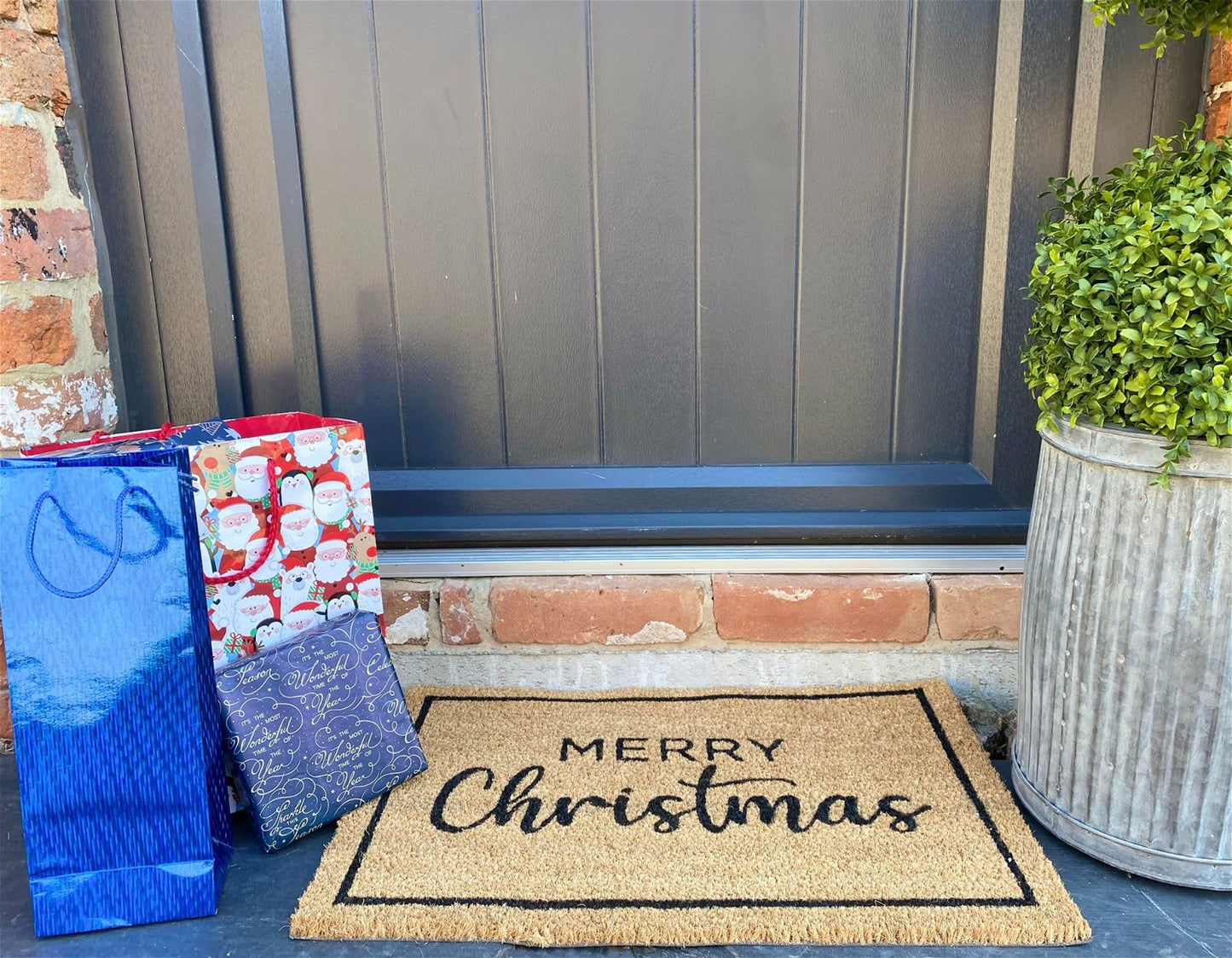 Merry Christmas Doormat 60x40cm-1