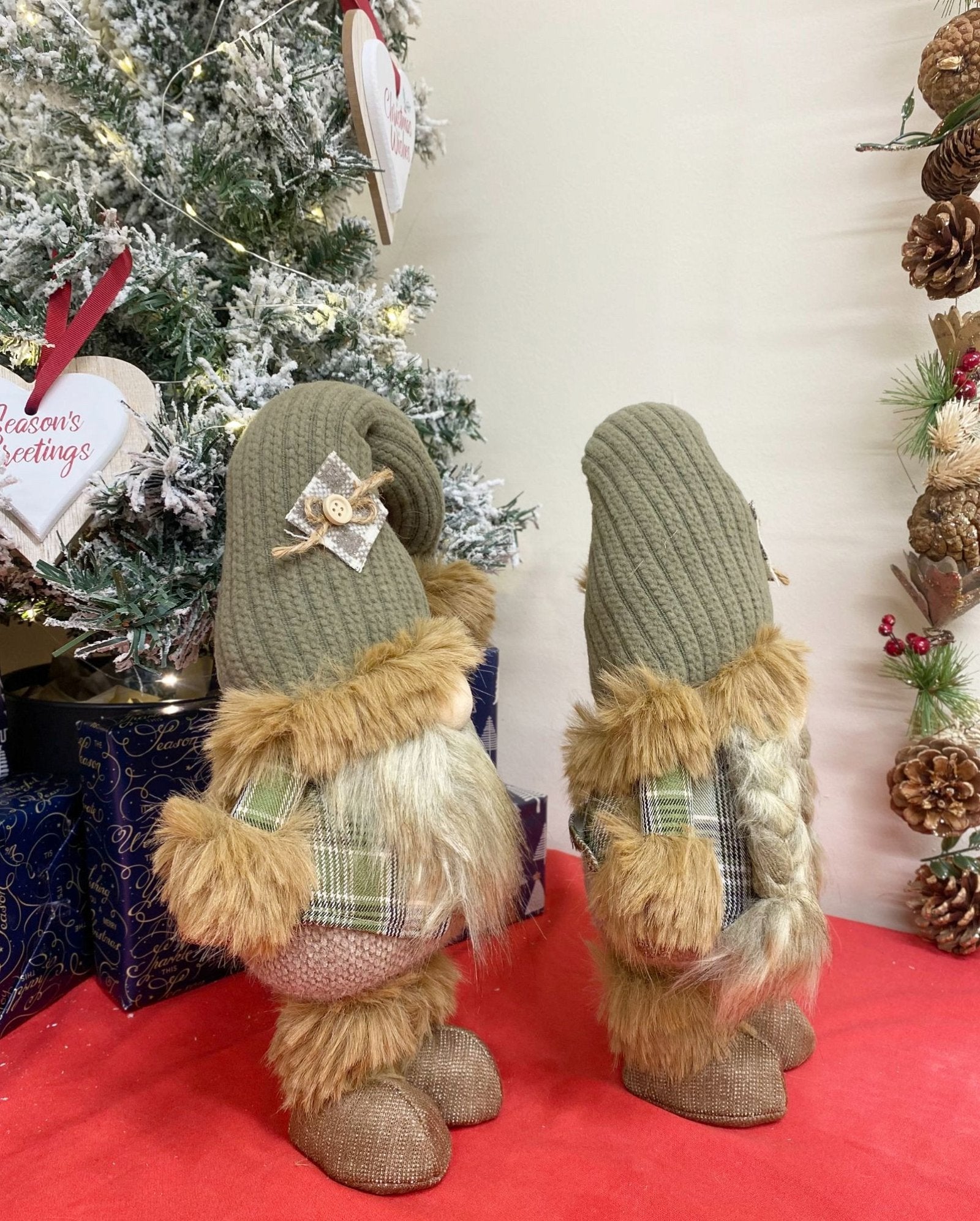 Standing Mr & Mrs Santa Gonks-1