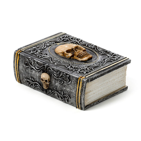 Fantasy Trinket Box - Skull Book SK374-0