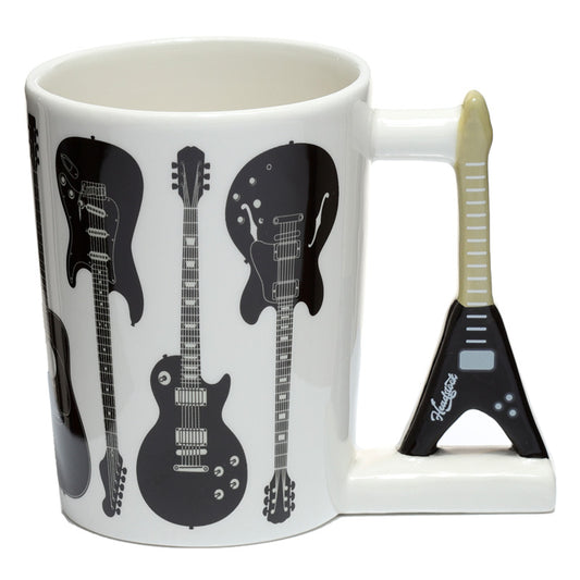 Collectable Shaped Handle Ceramic Mug - Headstock Rock Guitar SMUG329-0