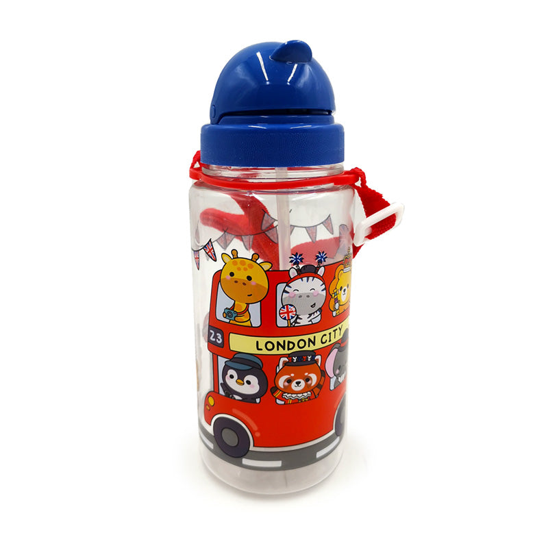 Children's Shatterproof Water Bottle 450ml - Adoramals London SPBOT05-0