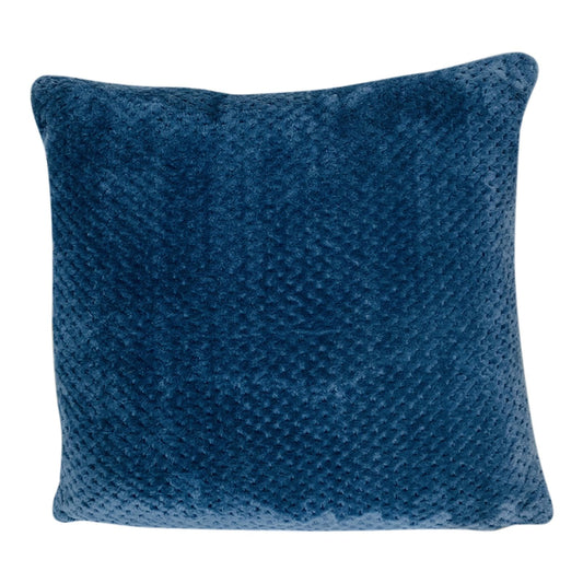 Textured Scatter Cushion Blue 45cm-0