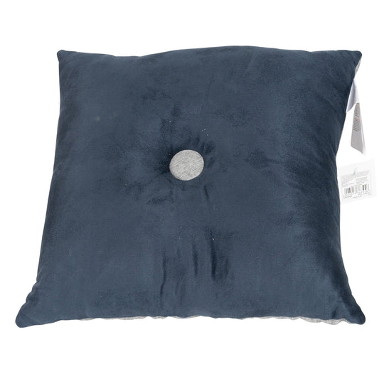 Double Sided Square Scatter Cushion Dark Blue 36cm-0