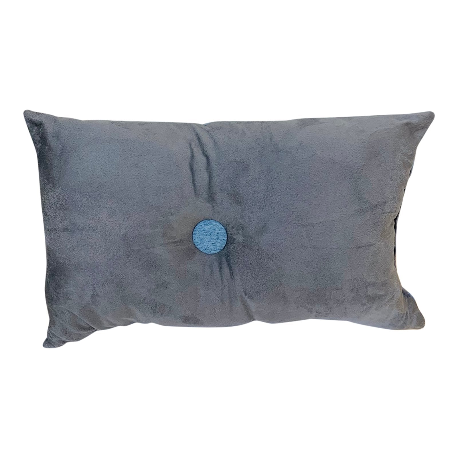 Double Side Rectangular Scatter Cushion Grey 45cm-0