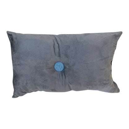 Double Side Rectangular Scatter Cushion Grey 45cm-0