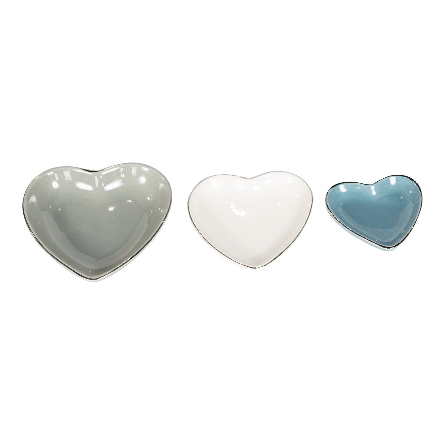 Set of 3 Heart Trinket Dishes-3