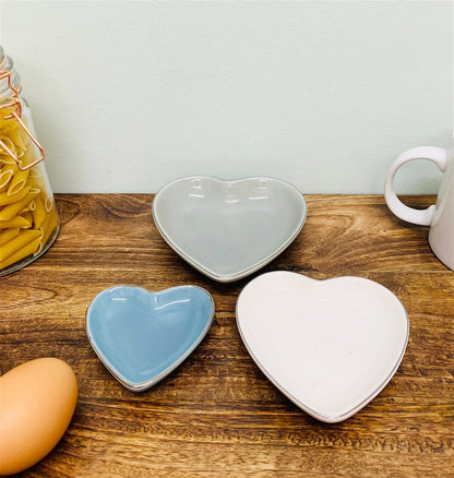 Set of 3 Heart Trinket Dishes-1