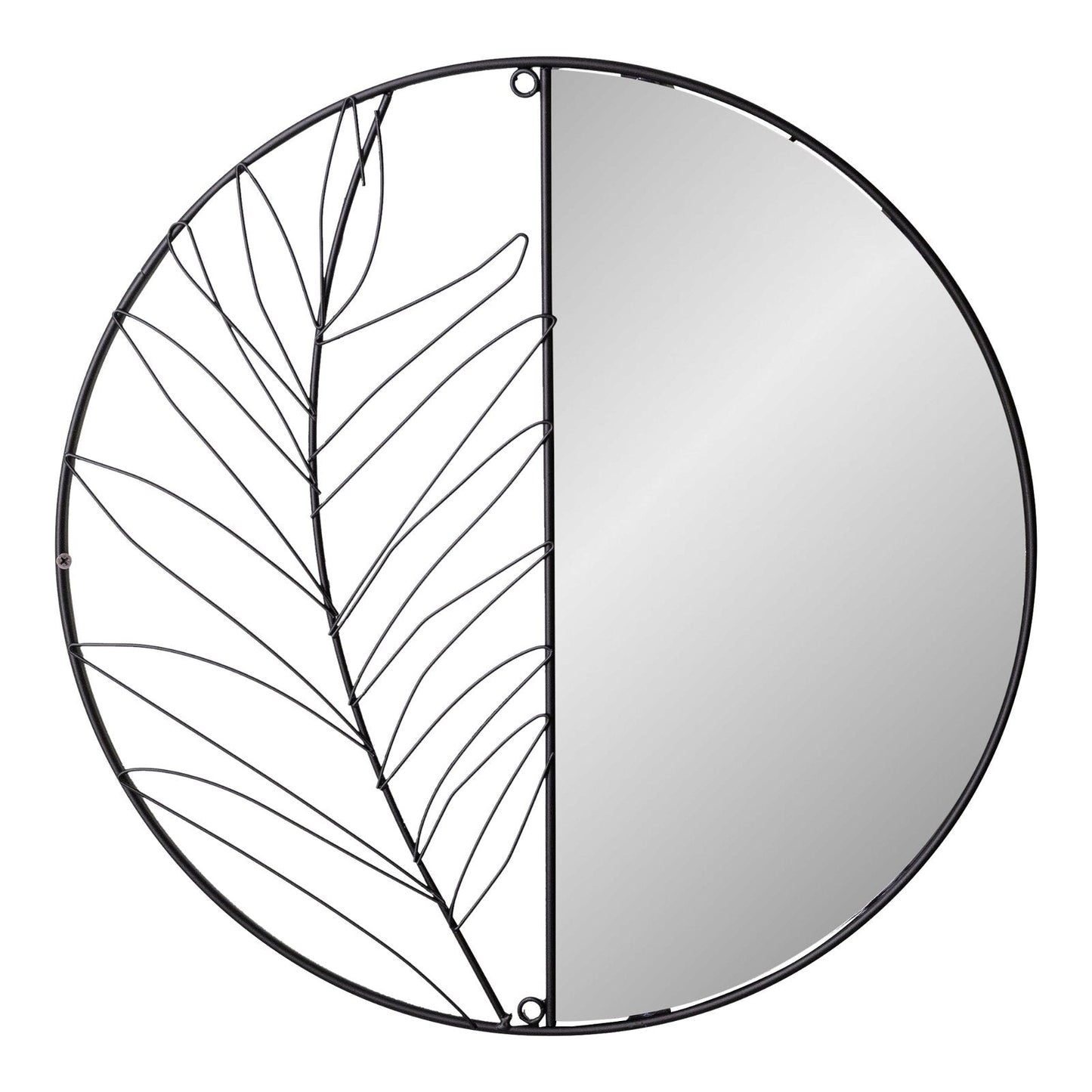 Synergy Metal Wall Leaf Mirror 50cm-1