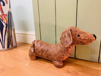 Sausage Dog Fabric Doorstop 36cm-1