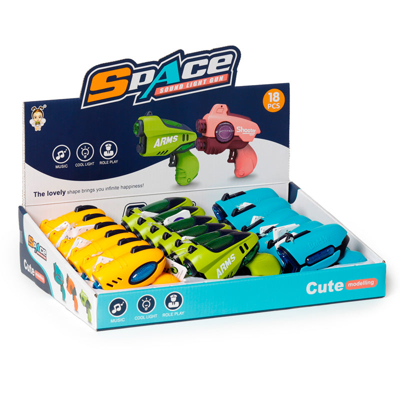 Fun Kids Light and Sound Space Gun Toy TY883-0