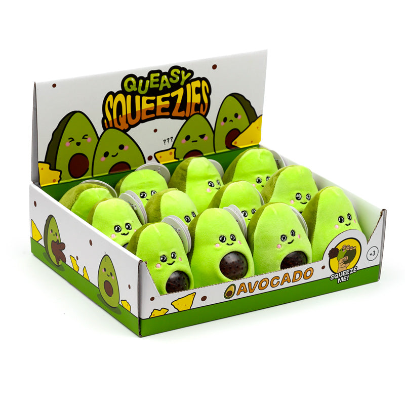 Queasy Squeezy Polyester Toy - Avocado TY927-0