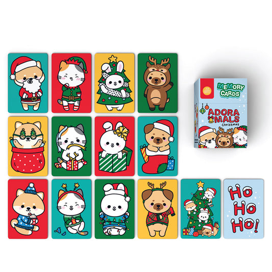 Kids Memory Cat Set - Christmas Adoramals XGAME06-0