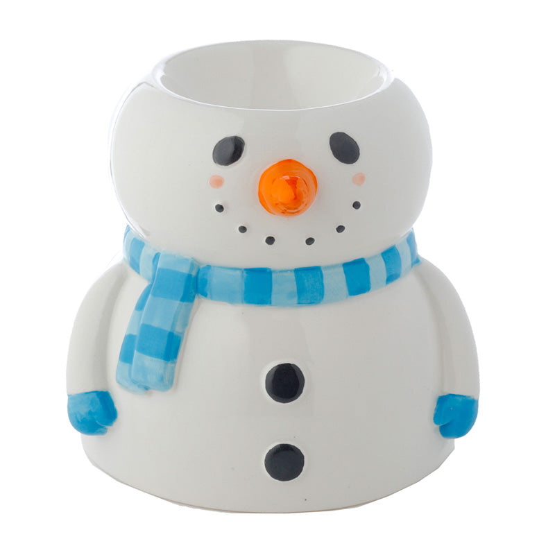 Ceramic Snowman Shaped Christmas Oil Burner XOB395-0