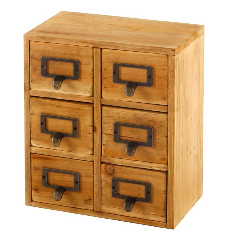 Storage Drawers (6 drawers) 23 x 15 x 27cm-0