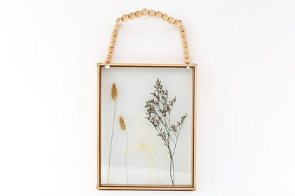 Dried Wildflower Wall Hanging Picture-0