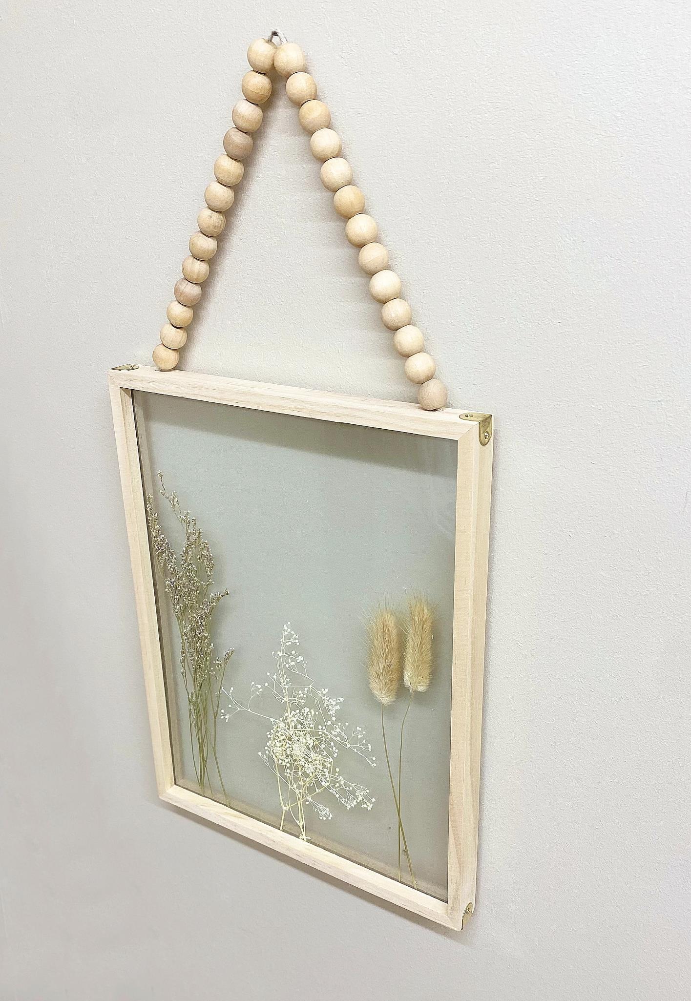 Dried Wildflower Wall Hanging Picture-1