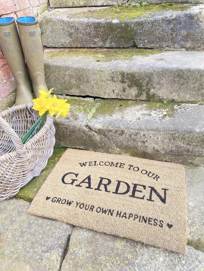 Grow Your Own Happiness Potting Shed Doormat-2