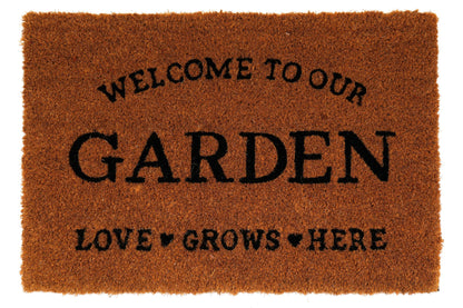 Love Grows Here Potting Shed Doormat-0