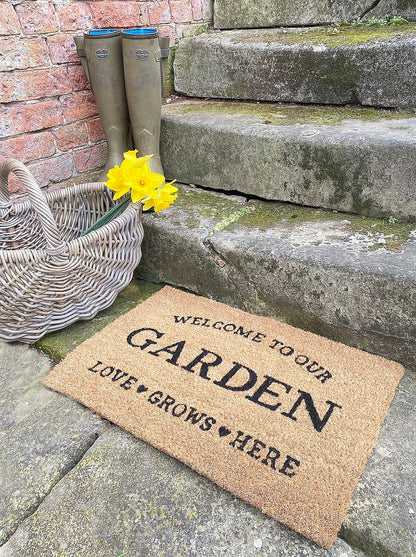 Love Grows Here Potting Shed Doormat-2