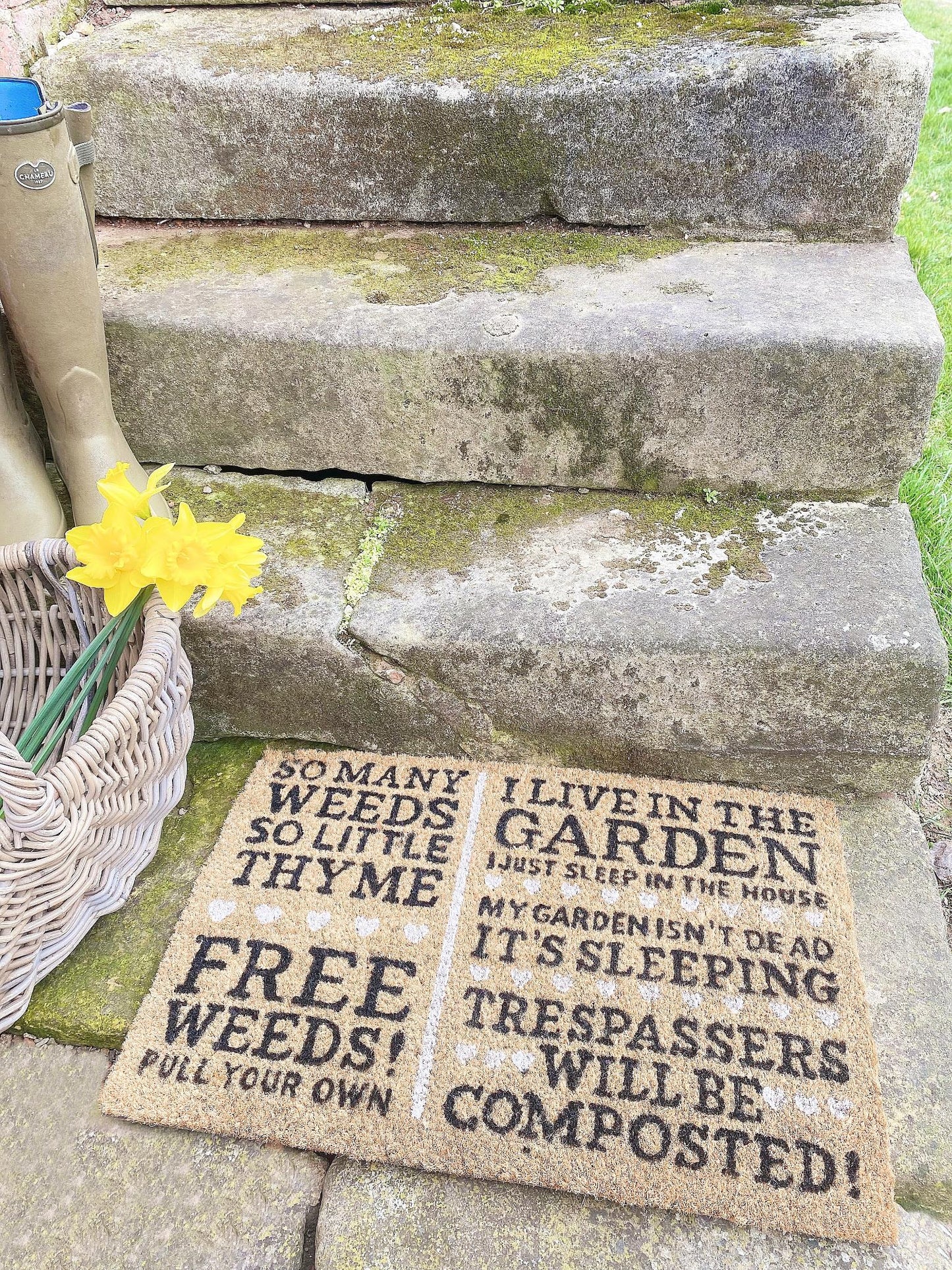 Free Weeds Potting Shed Doormat-1