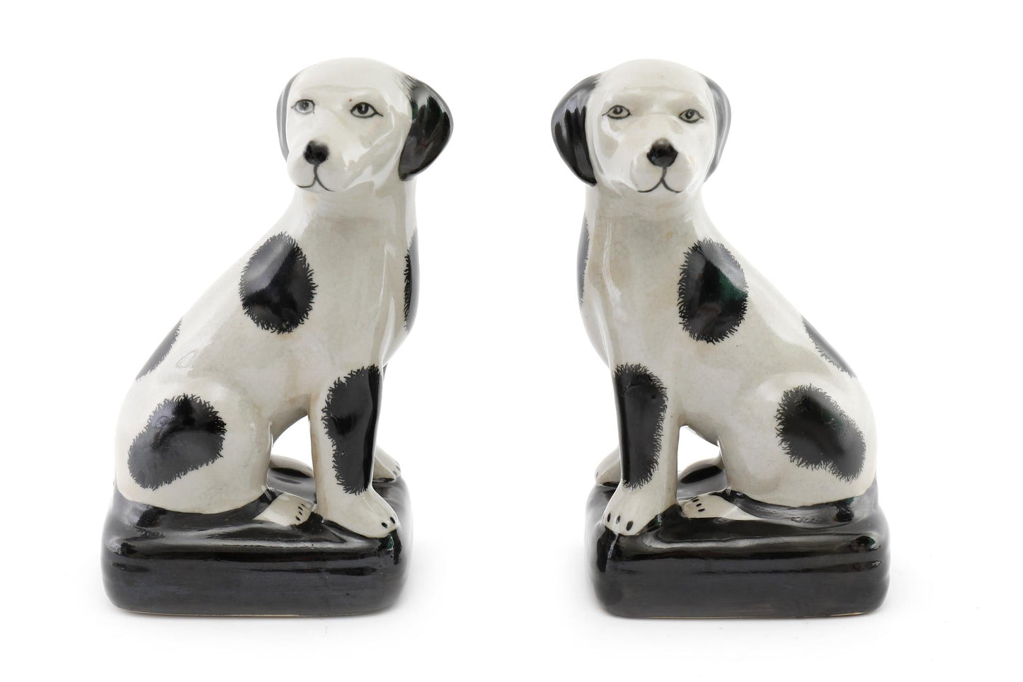 Black and White Porcelain Dog Ornaments-4