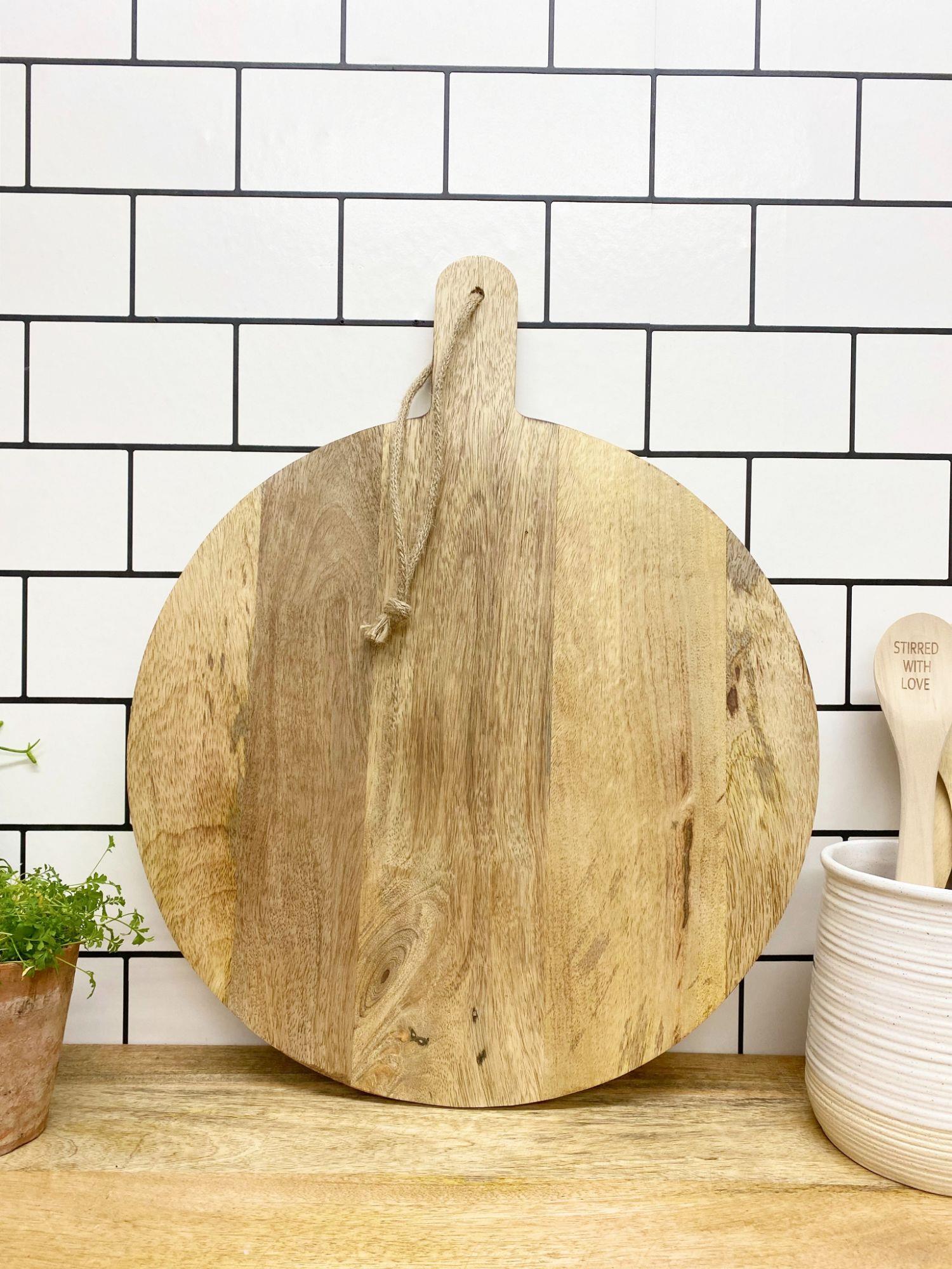 Round Wooden Chopping Board-3