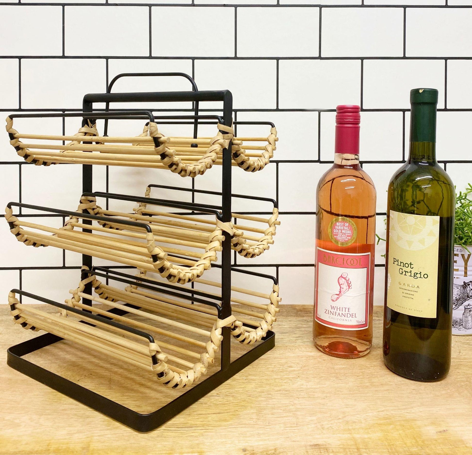 Rattan Wine Holder-2