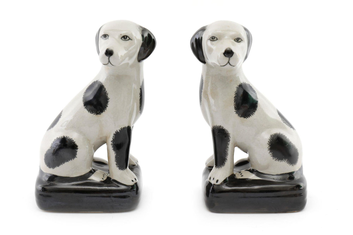 Black and White Porcelain Dog Ornaments-0