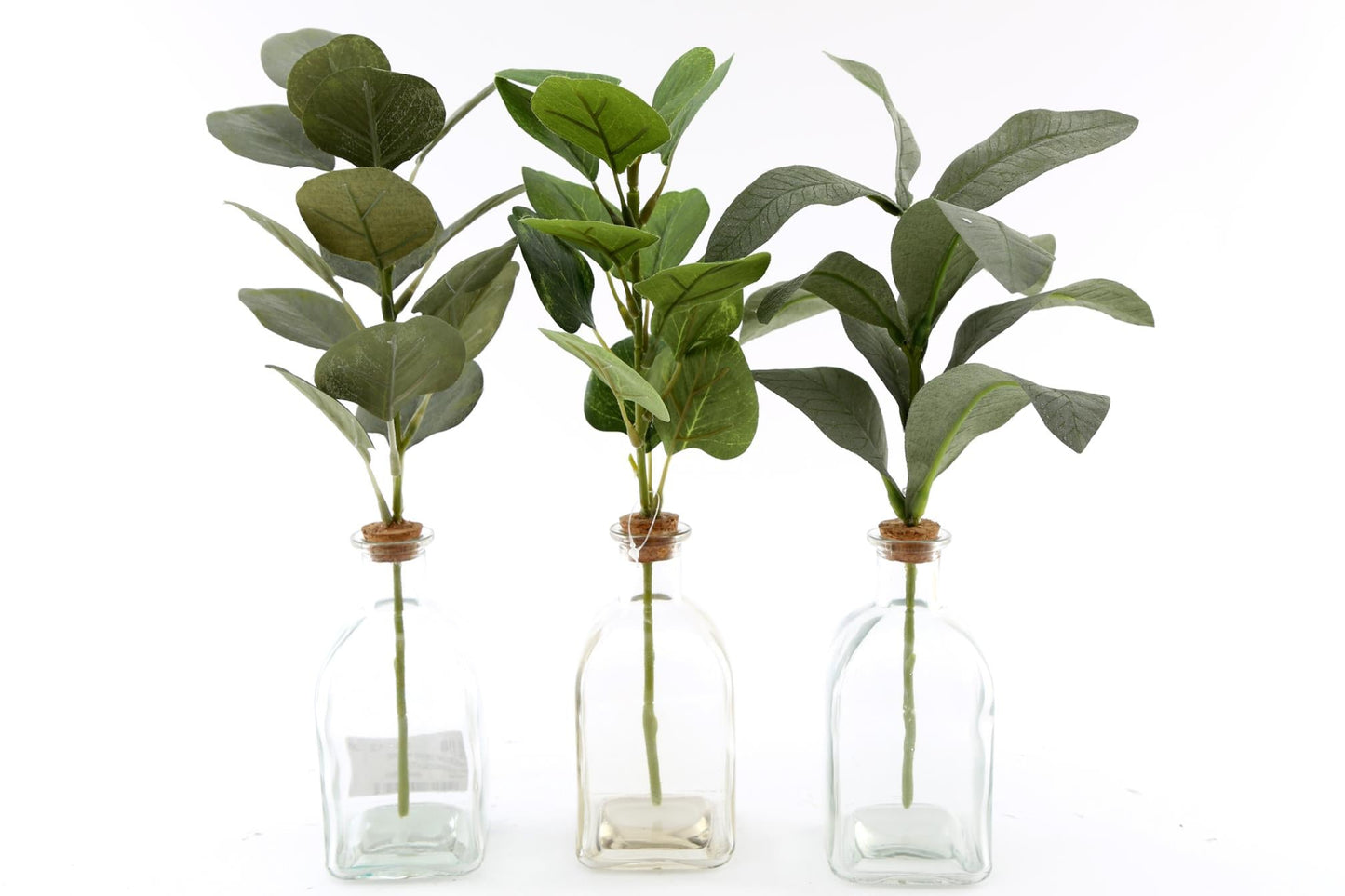 Set of Three Artificial Leaf In Vase-0