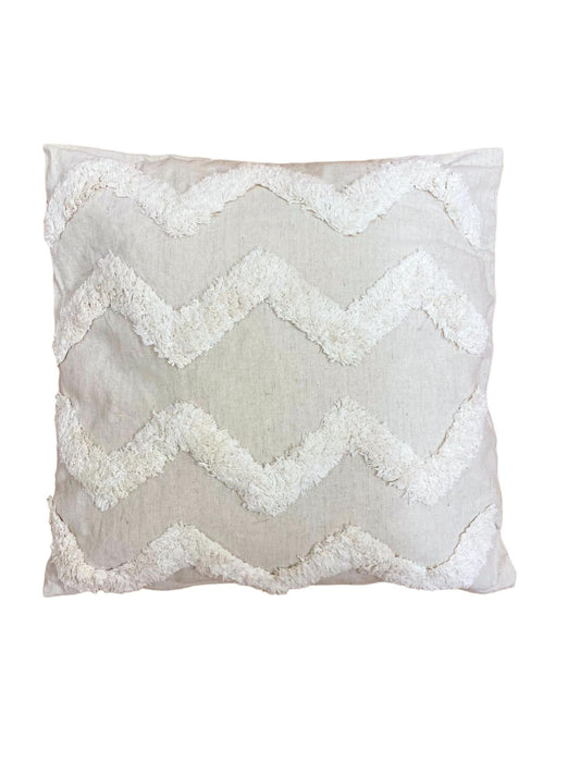 Chevron Tufted Scatter Cushion-0