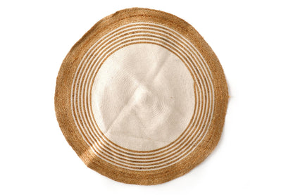 Round Cotton Braided Rug-0