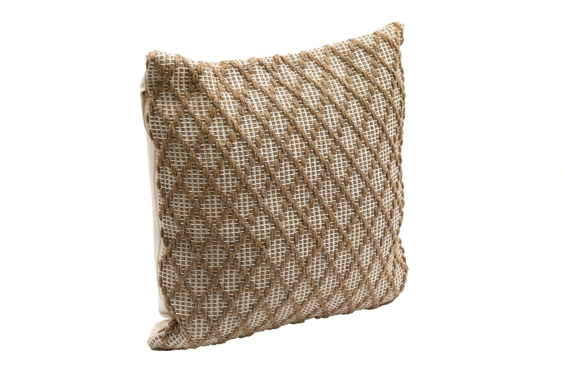 Brown Woven Scatter Cushion-0