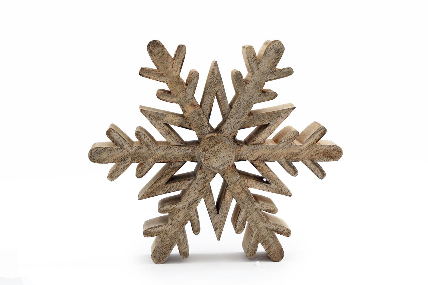 Wooden Snowflake Decoration-1