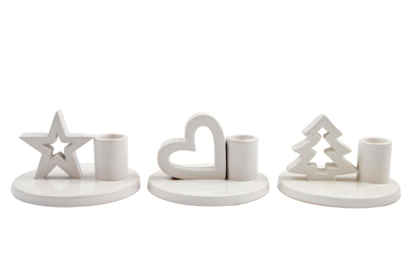 Set of Three Dinner Candle Holders-0