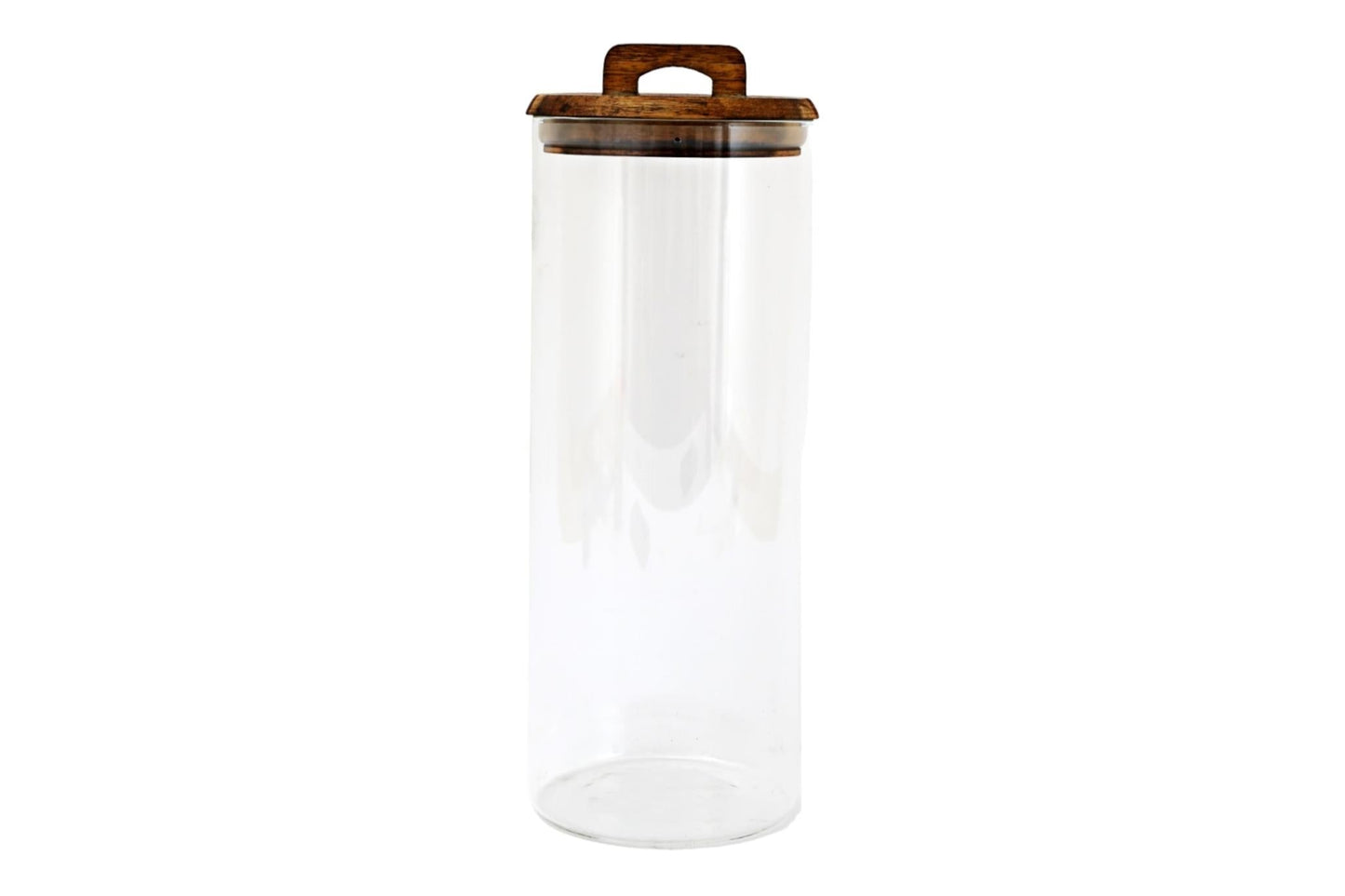 Glass Storage Jar with Acacia Lid 1.7L-0