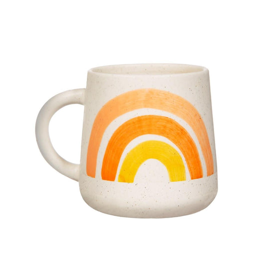 Hand Painted Rainbow Mug-0