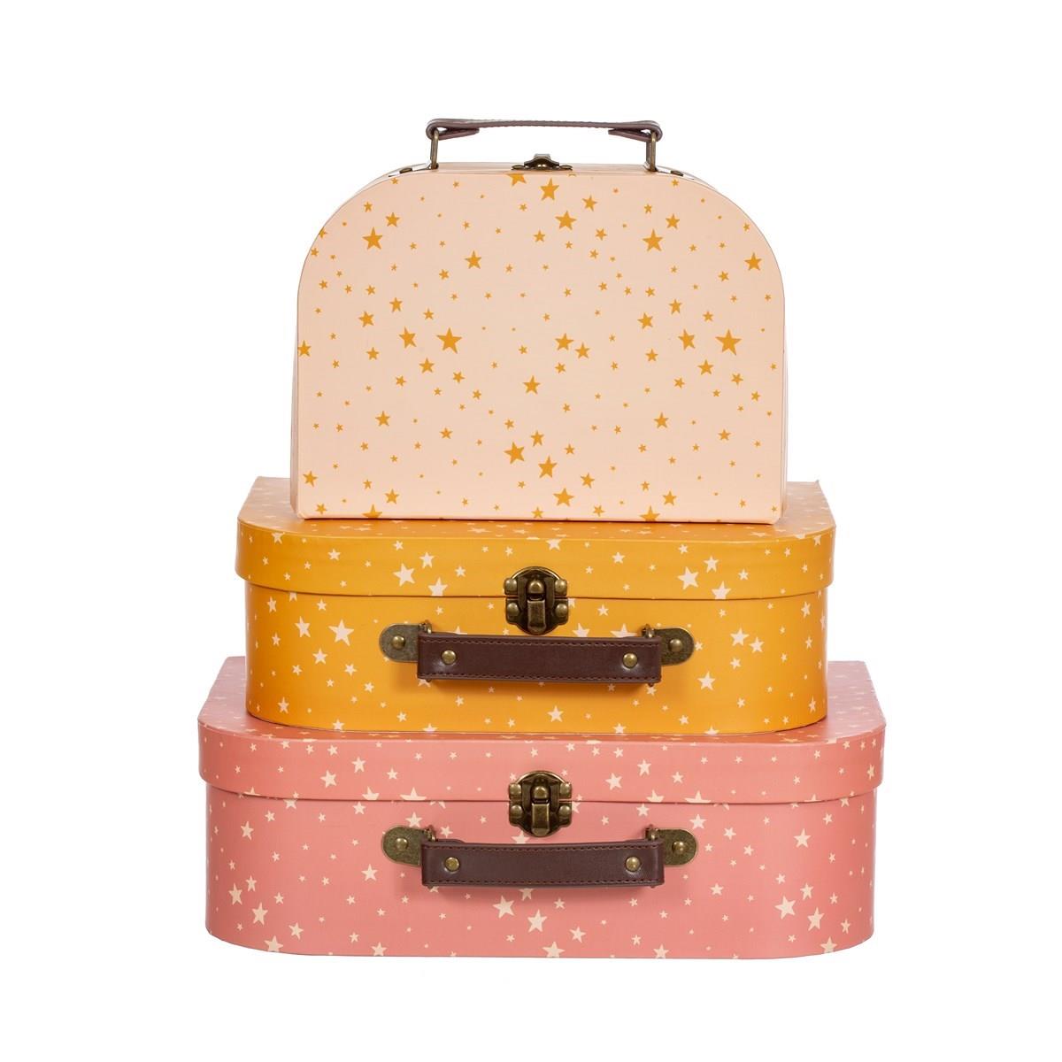 Little Stars Suitcases - Set of 3-0