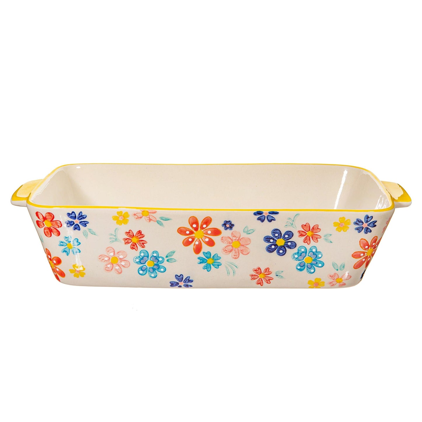 Folk Floral Serving Dish-1