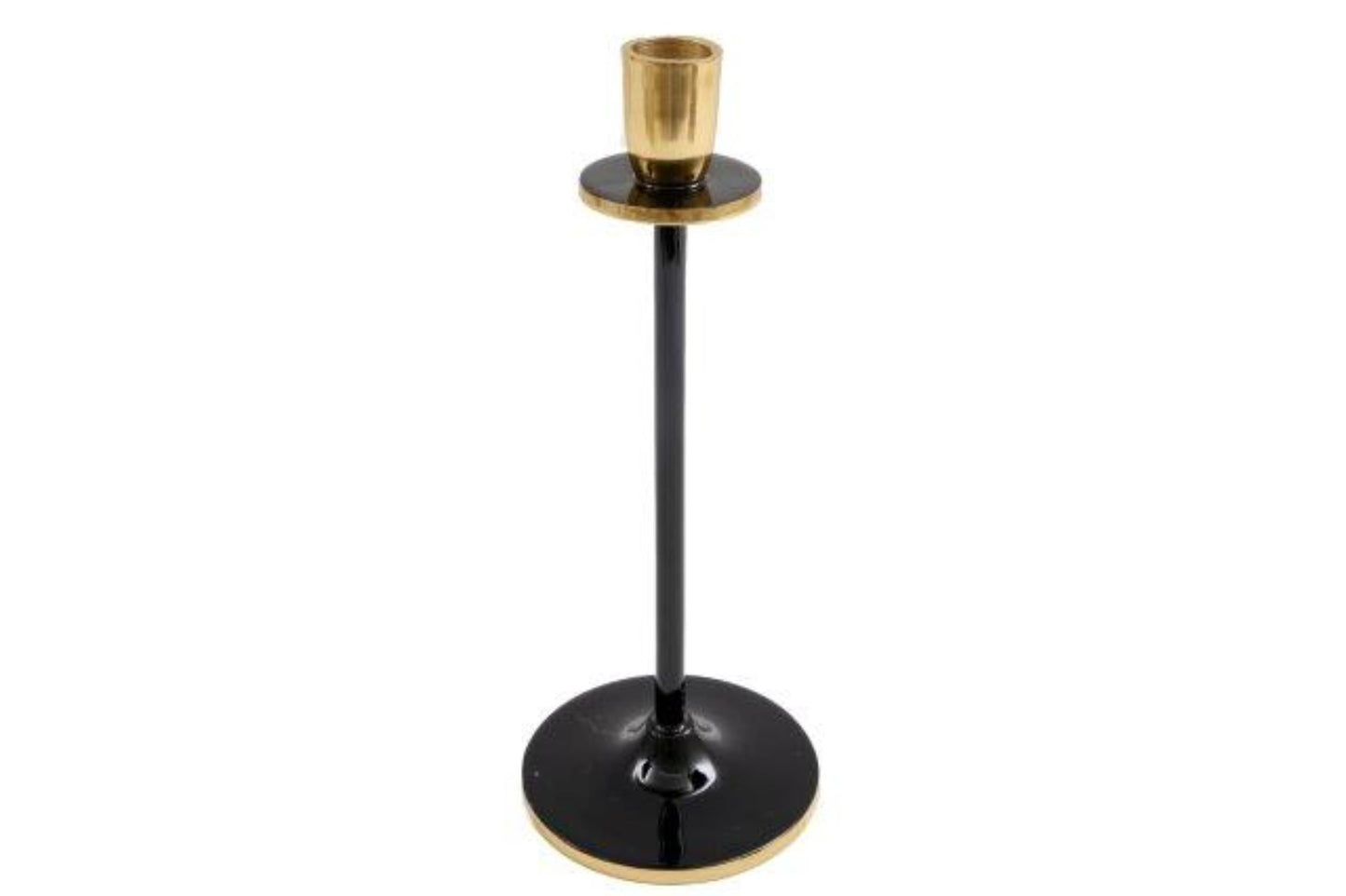 Large Black and Gold Candlestick-0