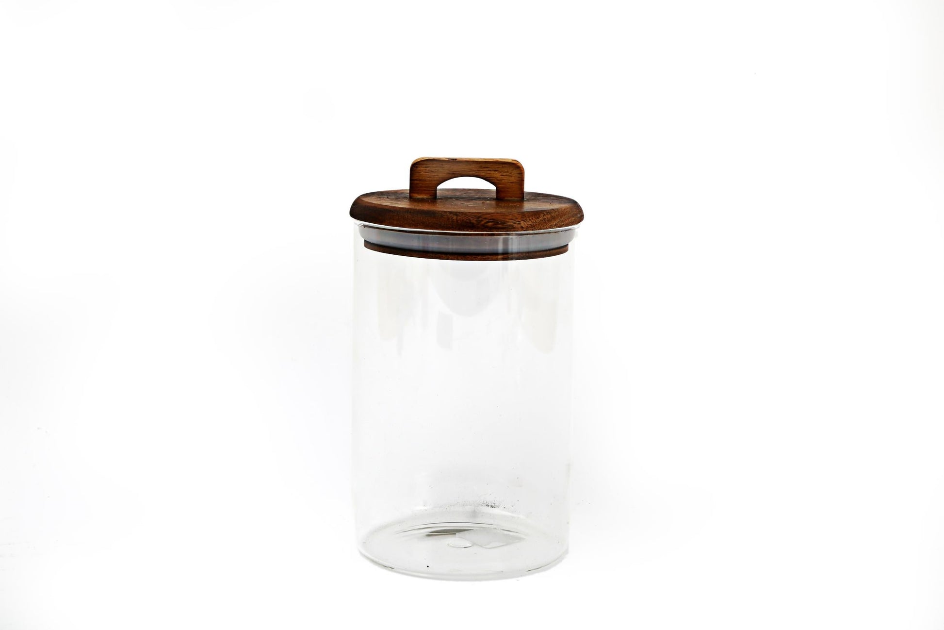 Glass Storage Jar with Acacia Lid 1.2L-0