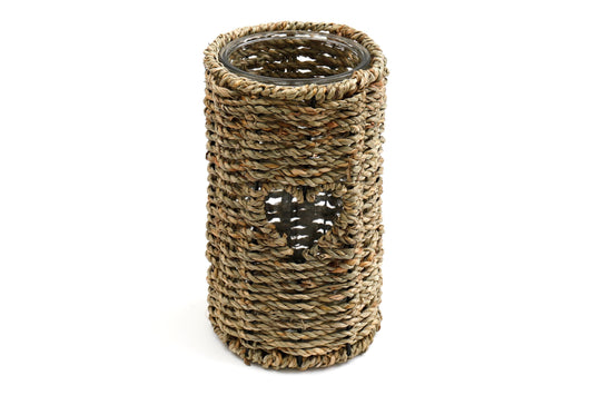 Large Seagrass Candle Holder-0