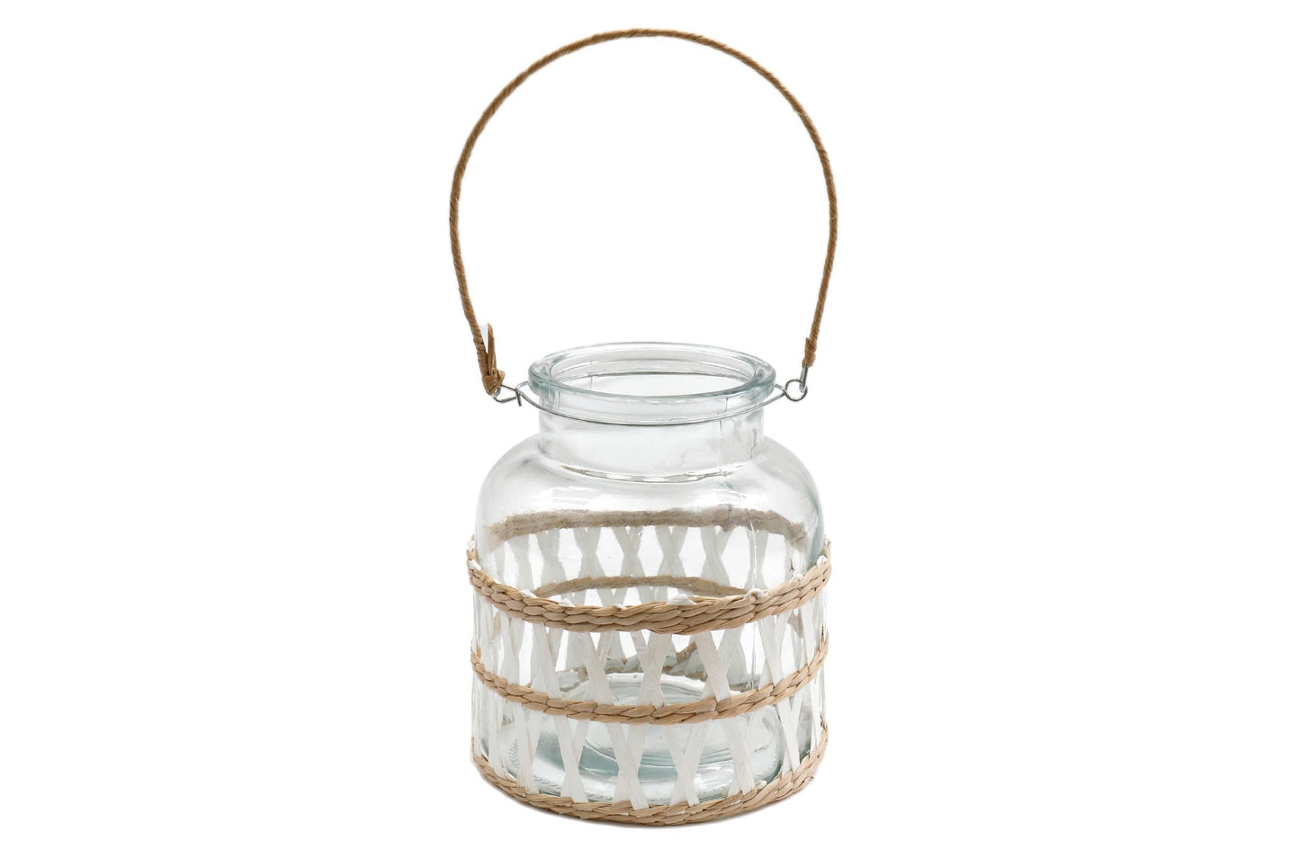 Candle Lantern with Weave-0