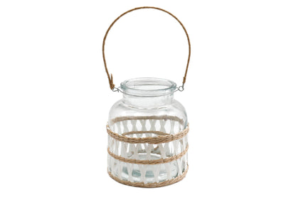 Candle Lantern with Weave-0