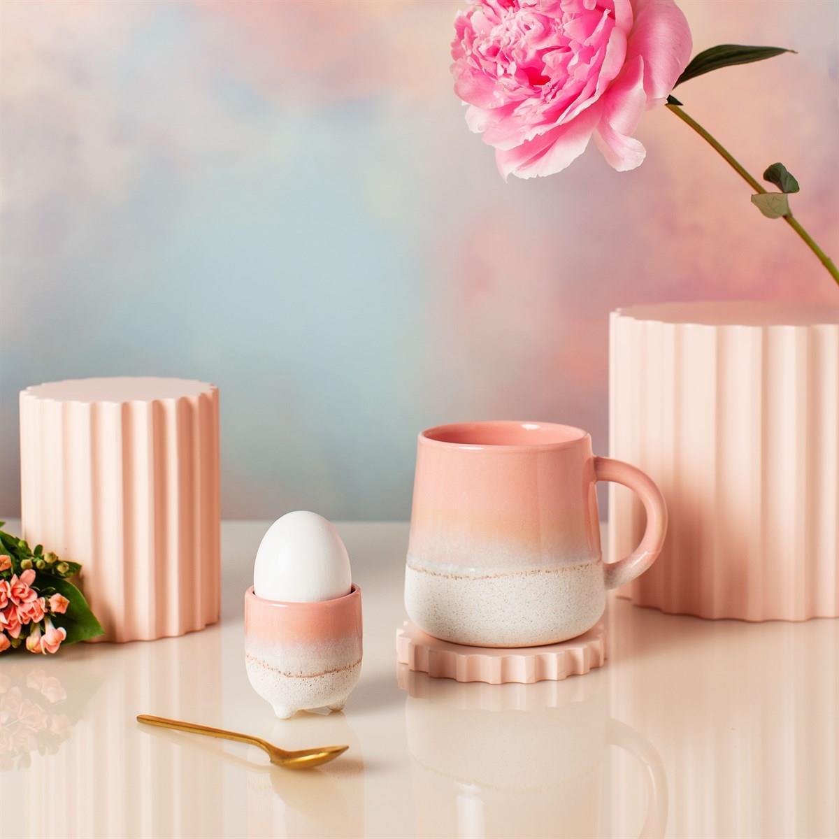 Mojave Glaze Pink Glaze Egg Cup-3