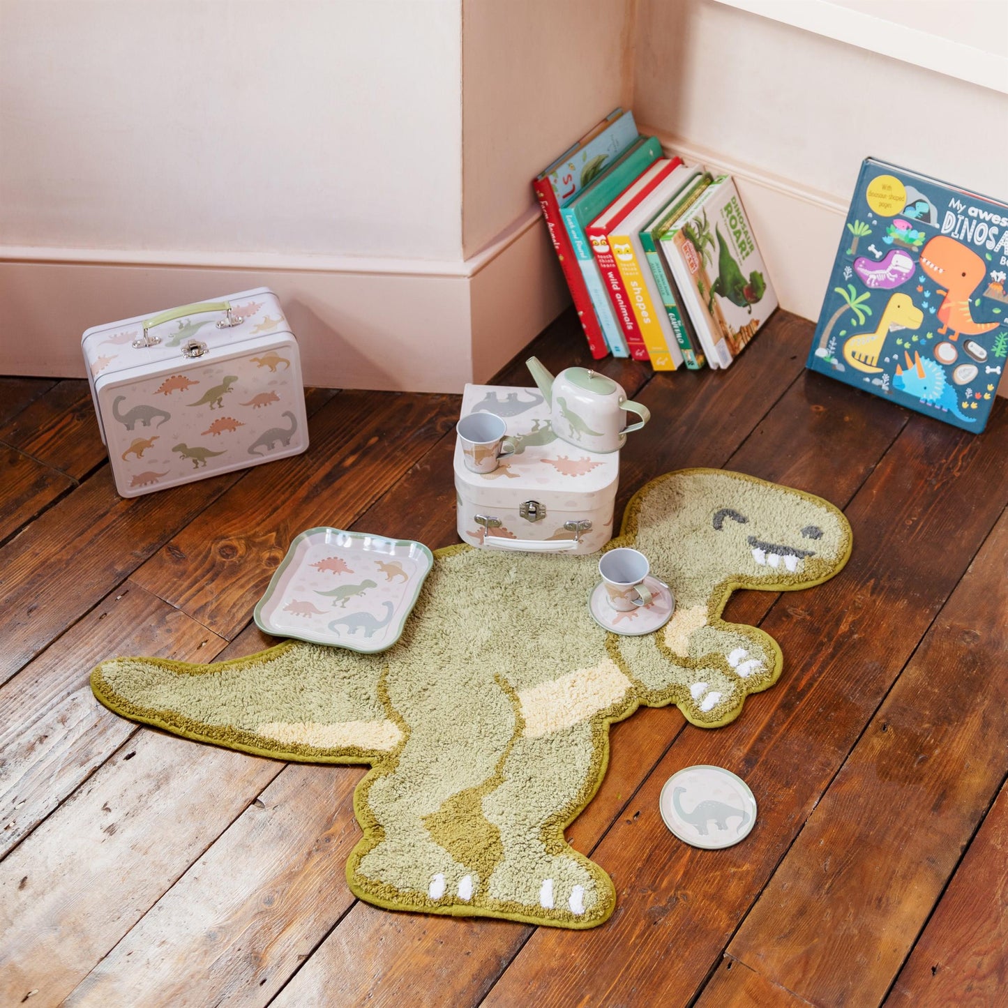 Desert Dino Kids' Tea for Two Set-4